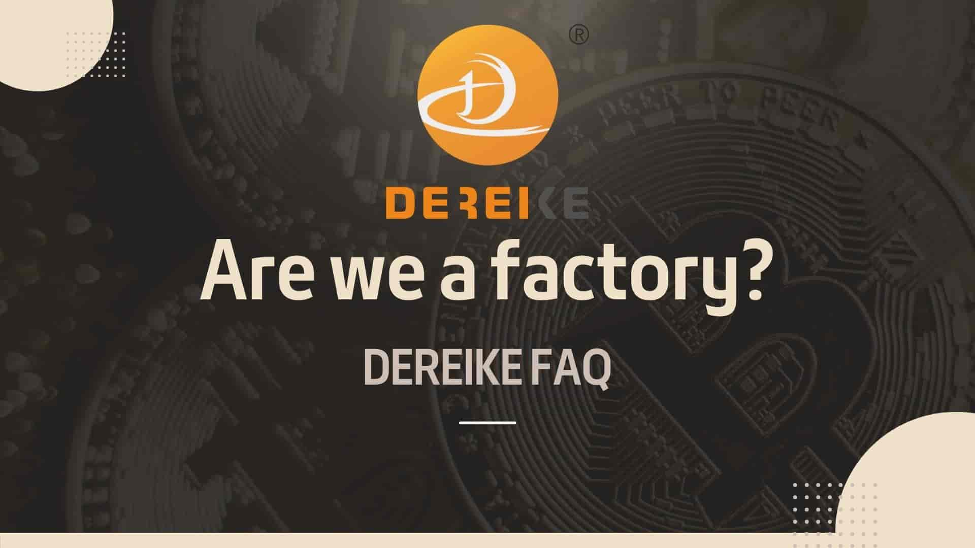 Are we a factory?