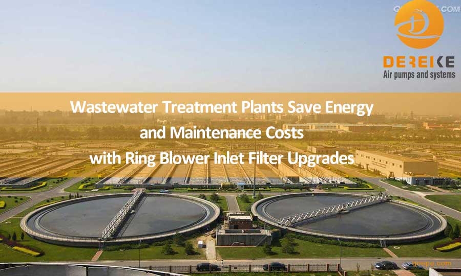 Wastewater Treatment Plants Energy Saving and Maintenance Costs with Ring Blower Inlet Filter Upgrade