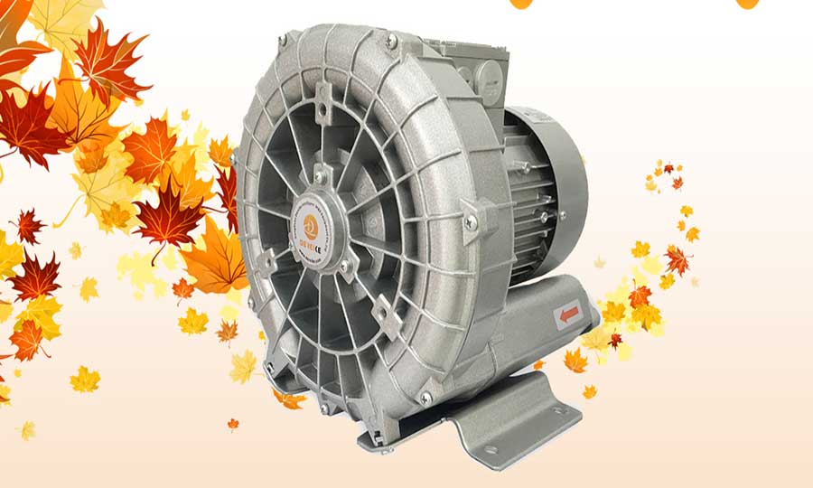 Description of suction and blowing relationship of side channel blower for blowing and suction